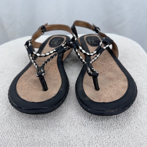 BOC Womens Sandals 8M Black Buckle Strap New - Picture 2 of 8